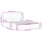 vidaXL Bett mit Matratze Schwarz 120x200 cm Samt vidaXL Bett mit Matratze Schwarz 120x200 cm Samt