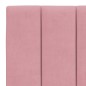 vidaXL Bett mit Matratze Rosa 140x190 cm Samt vidaXL Bett mit Matratze Rosa 140x190 cm Samt