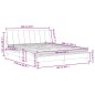 vidaXL Bett mit Matratze Dunkelgrau 160x200 cm Samt vidaXL Bett mit Matratze Dunkelgrau 160x200 cm Samt