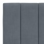 vidaXL Bett mit Matratze Dunkelgrau 180x200 cm Samt vidaXL Bett mit Matratze Dunkelgrau 180x200 cm Samt