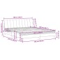 vidaXL Bett mit Matratze Dunkelgrau 180x200 cm Samt vidaXL Bett mit Matratze Dunkelgrau 180x200 cm Samt