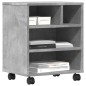 vidaXL Druckerständer mit Rollen Betongrau 41x32x48 cm vidaXL Druckerständer mit Rollen Betongrau 41x32x48 cm