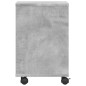 vidaXL Druckerständer mit Rollen Betongrau 41x32x48 cm vidaXL Druckerständer mit Rollen Betongrau 41x32x48 cm