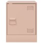 vidaXL Nachttische 2 Stk. Rosa 34,5x39x44 cm Stahl vidaXL Nachttische 2 Stk. Rosa 34,5x39x44 cm Stahl