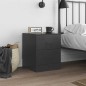 vidaXL Nachttisch Schwarz 34,5x39x44 cm Stahl vidaXL Nachttisch Schwarz 34,5x39x44 cm Stahl