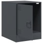 vidaXL Nachttische 2 Stk. Anthrazit 34,5x39x44 cm Stahl vidaXL Nachttische 2 Stk. Anthrazit 34,5x39x44 cm Stahl