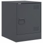 vidaXL Nachttische 2 Stk. Anthrazit 34,5x39x44 cm Stahl vidaXL Nachttische 2 Stk. Anthrazit 34,5x39x44 cm Stahl