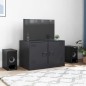 vidaXL TV-Schrank Schwarz 67x39x44 cm Stahl vidaXL TV-Schrank Schwarz 67x39x44 cm Stahl