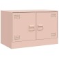 vidaXL TV-Schrank Rosa 67x39x44 cm Stahl vidaXL TV-Schrank Rosa 67x39x44 cm Stahl