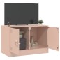 vidaXL TV-Schrank Rosa 67x39x44 cm Stahl vidaXL TV-Schrank Rosa 67x39x44 cm Stahl