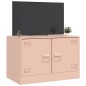 vidaXL TV-Schrank Rosa 67x39x44 cm Stahl vidaXL TV-Schrank Rosa 67x39x44 cm Stahl