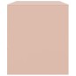 vidaXL TV-Schrank Rosa 67x39x44 cm Stahl vidaXL TV-Schrank Rosa 67x39x44 cm Stahl