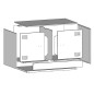 vidaXL TV-Schrank Rosa 67x39x44 cm Stahl vidaXL TV-Schrank Rosa 67x39x44 cm Stahl