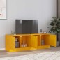 vidaXL TV-Schränke 2 Stk. Senfgelb 67x39x44 cm Stahl vidaXL TV-Schränke 2 Stk. Senfgelb 67x39x44 cm Stahl