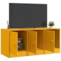 vidaXL TV-Schrank Senfgelb 99x39x44 cm Stahl vidaXL TV-Schrank Senfgelb 99x39x44 cm Stahl