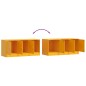 vidaXL TV-Schrank Senfgelb 99x39x44 cm Stahl vidaXL TV-Schrank Senfgelb 99x39x44 cm Stahl