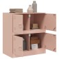 vidaXL Sideboard Rosa 67x39x73 cm Stahl vidaXL Sideboard Rosa 67x39x73 cm Stahl