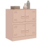 vidaXL Sideboard Rosa 67x39x73 cm Stahl vidaXL Sideboard Rosa 67x39x73 cm Stahl