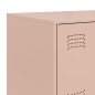 vidaXL Sideboard Rosa 67x39x73 cm Stahl vidaXL Sideboard Rosa 67x39x73 cm Stahl
