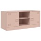 vidaXL TV-Schrank Rosa 99x39x44 cm Stahl vidaXL TV-Schrank Rosa 99x39x44 cm Stahl