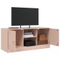 vidaXL TV-Schrank Rosa 99x39x44 cm Stahl vidaXL TV-Schrank Rosa 99x39x44 cm Stahl