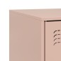 vidaXL TV-Schrank Rosa 99x39x44 cm Stahl vidaXL TV-Schrank Rosa 99x39x44 cm Stahl
