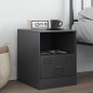 vidaXL Nachttisch Anthrazit 34,5x39x44 cm Stahl vidaXL Nachttisch Anthrazit 34,5x39x44 cm Stahl