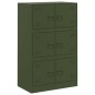 vidaXL Sideboard Olivgrün 67x39x107 cm Stahl vidaXL Sideboard Olivgrün 67x39x107 cm Stahl