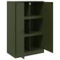 vidaXL Sideboard Olivgrün 67x39x107 cm Stahl vidaXL Sideboard Olivgrün 67x39x107 cm Stahl