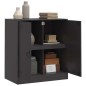 vidaXL Sideboard Schwarz 67x39x73 cm Stahl vidaXL Sideboard Schwarz 67x39x73 cm Stahl