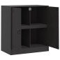 vidaXL Sideboard Schwarz 67x39x73 cm Stahl vidaXL Sideboard Schwarz 67x39x73 cm Stahl