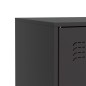 vidaXL Sideboard Schwarz 67x39x73 cm Stahl vidaXL Sideboard Schwarz 67x39x73 cm Stahl