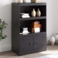 vidaXL Sideboard Schwarz 67x39x107 cm Stahl vidaXL Sideboard Schwarz 67x39x107 cm Stahl