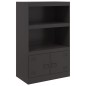vidaXL Sideboard Schwarz 67x39x107 cm Stahl vidaXL Sideboard Schwarz 67x39x107 cm Stahl