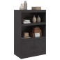 vidaXL Sideboard Schwarz 67x39x107 cm Stahl vidaXL Sideboard Schwarz 67x39x107 cm Stahl
