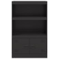 vidaXL Sideboard Schwarz 67x39x107 cm Stahl vidaXL Sideboard Schwarz 67x39x107 cm Stahl