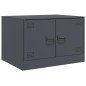vidaXL Couchtisch Anthrazit 67x50x44 cm Stahl vidaXL Couchtisch Anthrazit 67x50x44 cm Stahl