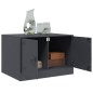 vidaXL Couchtisch Anthrazit 67x50x44 cm Stahl vidaXL Couchtisch Anthrazit 67x50x44 cm Stahl
