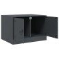 vidaXL Couchtisch Anthrazit 67x50x44 cm Stahl vidaXL Couchtisch Anthrazit 67x50x44 cm Stahl