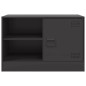 vidaXL TV-Schränke 2 Stk. Schwarz 67x39x44 cm Stahl vidaXL TV-Schränke 2 Stk. Schwarz 67x39x44 cm Stahl