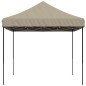 vidaXL Partyzelt Faltbar Pop-Up Taupe 410x279x315 cm vidaXL Partyzelt Faltbar Pop-Up Taupe 410x279x315 cm