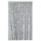 vidaXL Fliegenvorhang Grau, Schwarz und Weiß 118x220 cm Chenille vidaXL Fliegenvorhang Grau, Schwarz und Weiß 118x220 cm Chenille