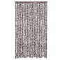 vidaXL Fliegenvorhang Braun und Weiß 118x220 cm Chenille vidaXL Fliegenvorhang Braun und Weiß 118x220 cm Chenille