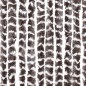 vidaXL Fliegenvorhang Braun und Weiß 118x220 cm Chenille vidaXL Fliegenvorhang Braun und Weiß 118x220 cm Chenille