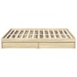 vidaXL Bettgestell mit Schubladen Sonoma-Eiche 200x200cm Holzwerkstoff vidaXL Bettgestell mit Schubladen Sonoma-Eiche 200x200cm Holzwerkstoff