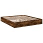 vidaXL Bettgestell mit Schubladen Räuchereiche 200x200cm Holzwerkstoff vidaXL Bettgestell mit Schubladen Räuchereiche 200x200cm Holzwerkstoff