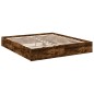 vidaXL Bettgestell mit Schubladen Räuchereiche 200x200cm Holzwerkstoff vidaXL Bettgestell mit Schubladen Räuchereiche 200x200cm Holzwerkstoff
