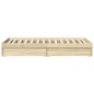 vidaXL Bettgestell mit Schubladen Sonoma-Eiche 100x200cm Holzwerkstoff vidaXL Bettgestell mit Schubladen Sonoma-Eiche 100x200cm Holzwerkstoff