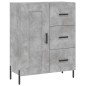 Highboard Betongrau 69,5x34x180 cm Holzwerkstoff Highboard Betongrau 69,5x34x180 cm Holzwerkstoff