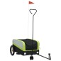 vidaXL Fahrradanhänger Schwarz und Grün 30 kg Eisen vidaXL Fahrradanhänger Schwarz und Grün 30 kg Eisen